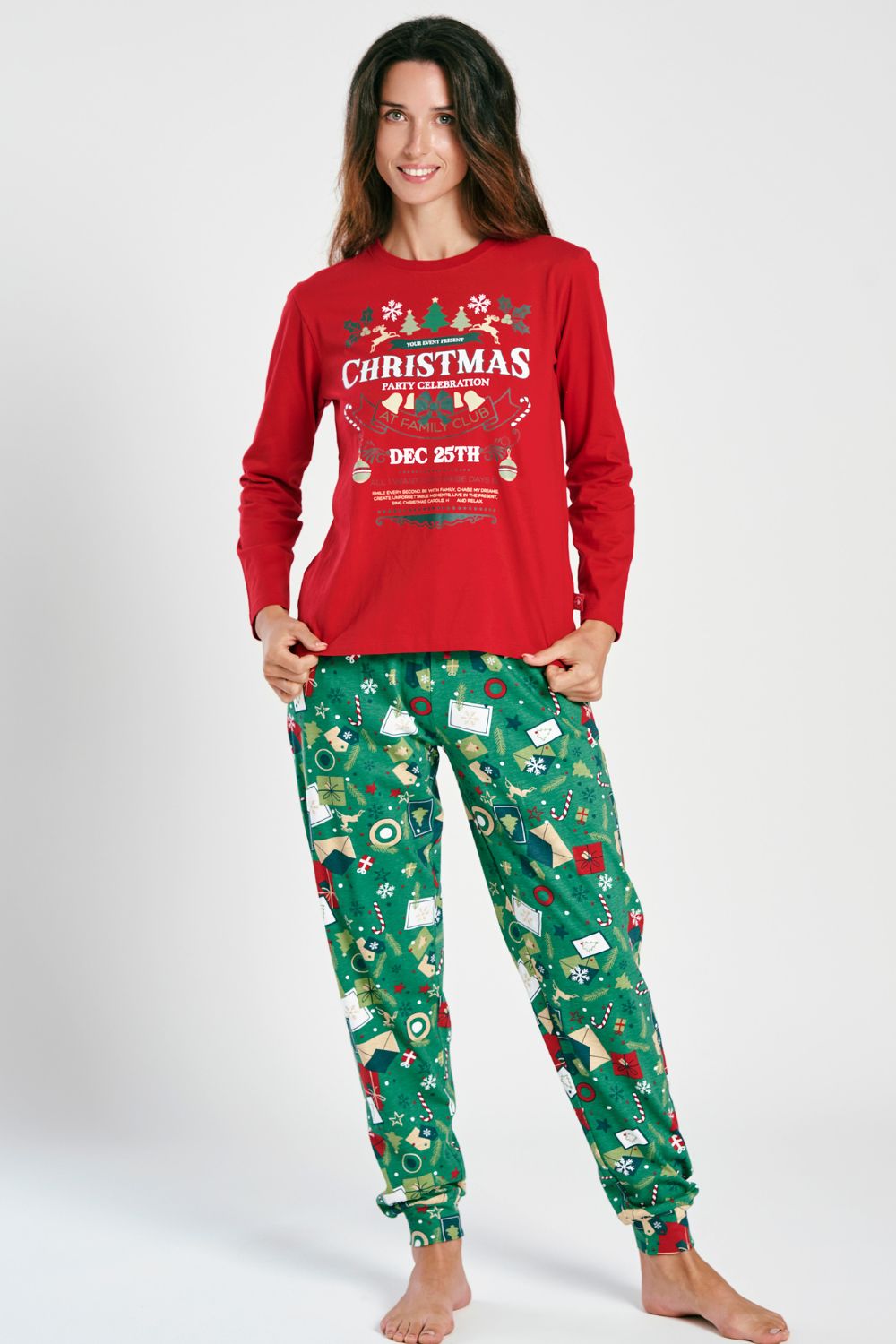 gynaikeia-pitzama-muydemi-xmas-christmas-party Γυναικεία Πιτζάμα Muydemi Xmas "Christmas Party" - Image 1