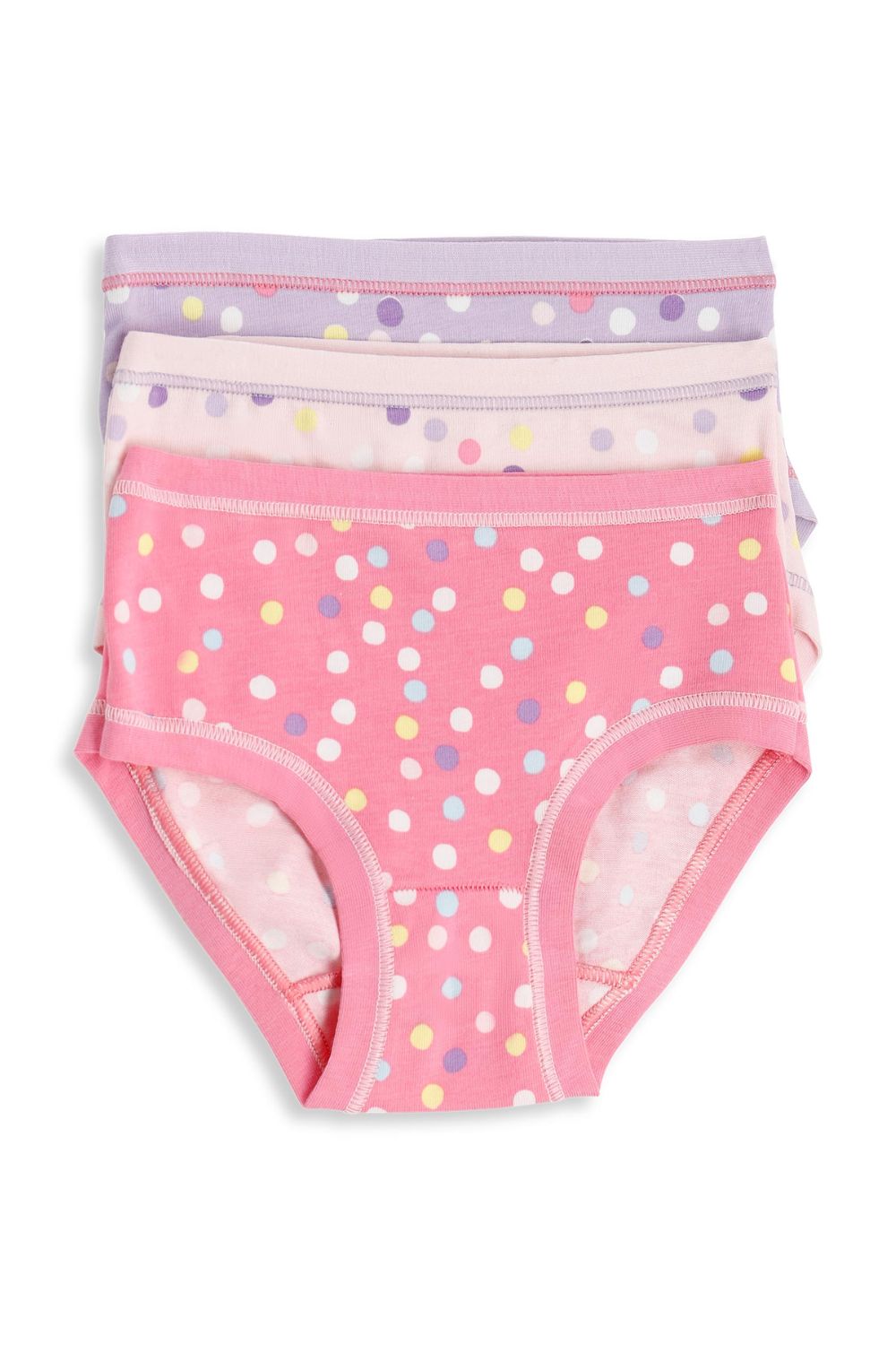 paidika-esoroucha-slip-cotonella-koritsi-dots-3-pack Παιδικά Εσώρουχα Slip Cotonella Κορίτσι “Dots” (3 Pack) - Image 1