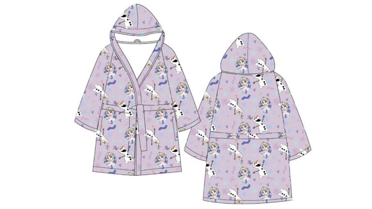 Μπουρνούζι Disney Home Frozen Lilac 100% Microfiber Lila