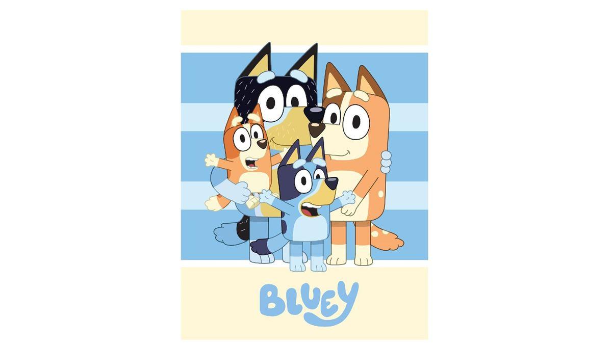 Κουβέρτα Fleece BBC Studios Bluey 55 100X140 Blue 100% Polyester Κουβέρτα Fleece BBC Studios Bluey 55 100X140 Blue 100% Polyester