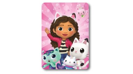 Κουβέρτα Fleece DreamWorks Gabby's Dollhouse 30 100X140 Pink 100% Polyester