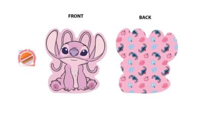 Mini Μαξιλάρι 3D AOP Disney Home Angel 98 20 cm Pink 100% Velboa