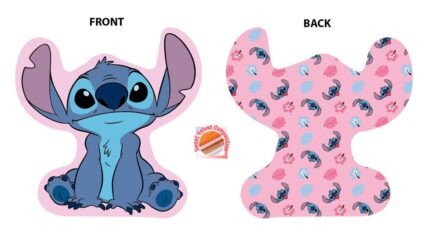 Mini Μαξιλάρι 3D AOP Disney Home Stitch 89 20 cm Pink 100% Velboa
