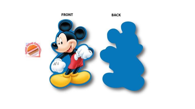 Mini Μαξιλάρι 3D Disney Home Mickey 40 15 cm Blue 100% Velboa
