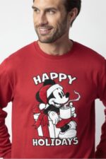 Ανδρικές Πιτζάμες  Disney “Happy Holidays" Xmas - Image 4