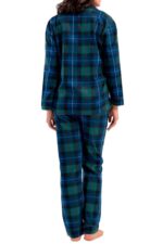 Γυναικεία Πιτζάμα Vienetta Fleece Με Κουμπιά Καρό - Image 2