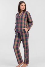 Γυναικεία Πιτζάμα Vienetta Καρό - Image 2