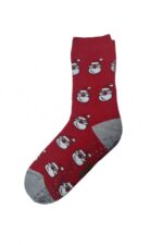 Γυναικείες Κάλτσες Me-We Xmas Santa Claus Με Αντιολισθητικό Πάτο