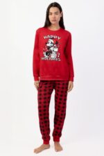 Γυναικείες Πιτζάμες  Disney “Happy Holidays" Xmas