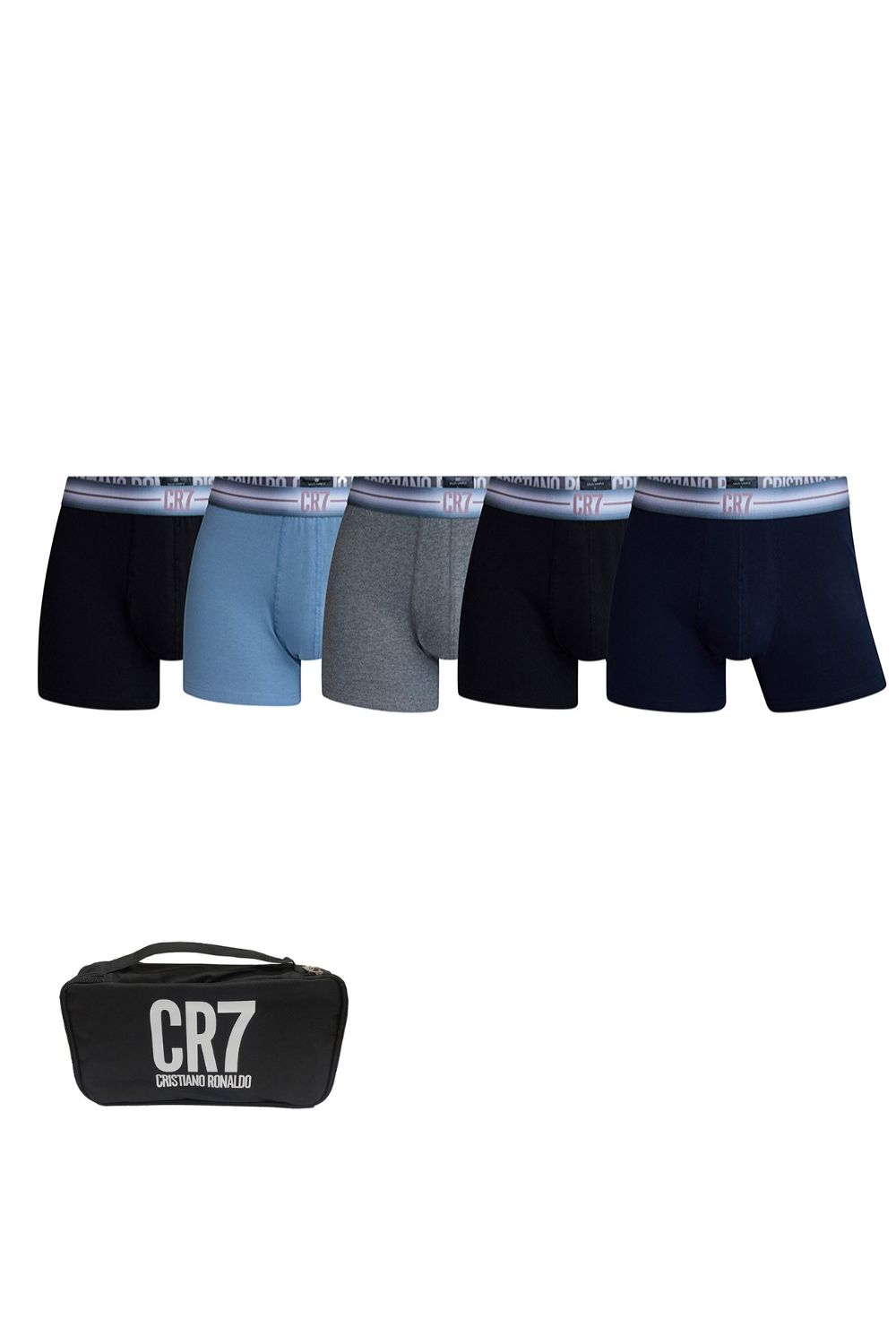 andrika-boxer-cristiano-ronaldo-cr7-5-pack-2411 Ανδρικά Boxer Cristiano Ronaldo CR7 (5 pack) 2411 - Image 1