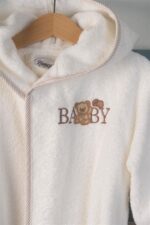 ΜΠΟΥΡΝΟΥΖΙ Με Κέντημα bebe Baby Bear 163 SIZE:04 Λευκό 100% Cotton - Image 2