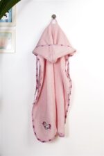 Κάπα Με Κέντημα bebe Unicorn 187 75X85 Pink 100% Cotton