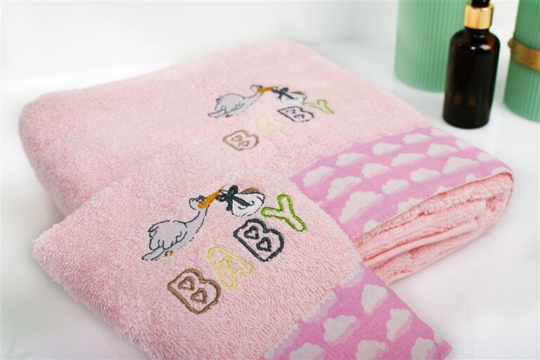 70X140 Pink 100% Cotton