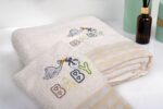 70X140 Ecru-Yellow 100% Cotton