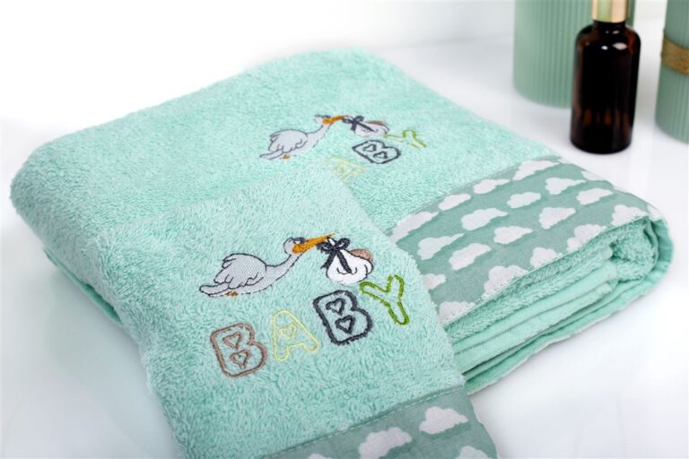 70X140 Mint 100% Cotton