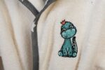 Μπουρνούζι Με Κέντημα kids Dinosaur 181 Size: 02 Ecru-Grey 100% Cotton - Image 2