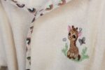 Μπουρνούζι Με Κέντημα kids Giraffe 173 Size: 04 Ecru-Multi 100% Cotton - Image 2
