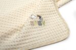 Κουβέρτα Πικέ Με Κέντημα bebe Stork 194 80X110 Ecru-Yellow 100% Cotton - Image 2