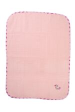 Κουβέρτα Πικέ Με Κέντημα bebe Unicorn 187 100X160 Pink 100% Cotton