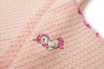 Κουβέρτα Πικέ Με Κέντημα bebe Unicorn 187 80X110 Pink 100% Cotton - Image 2