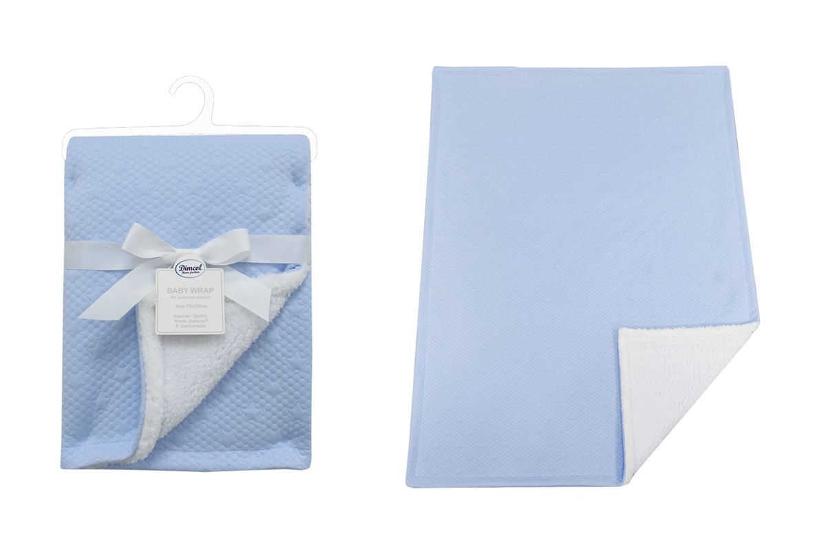 Κουβέρτα Air Layer Jacquard bebe 500 gr/m² Stars 18 75X100 Sky Blue 100% Polyester Κουβέρτα Air Layer Jacquard bebe 500 gr/m² Stars 18 75X100 Sky Blue 100% Polyester