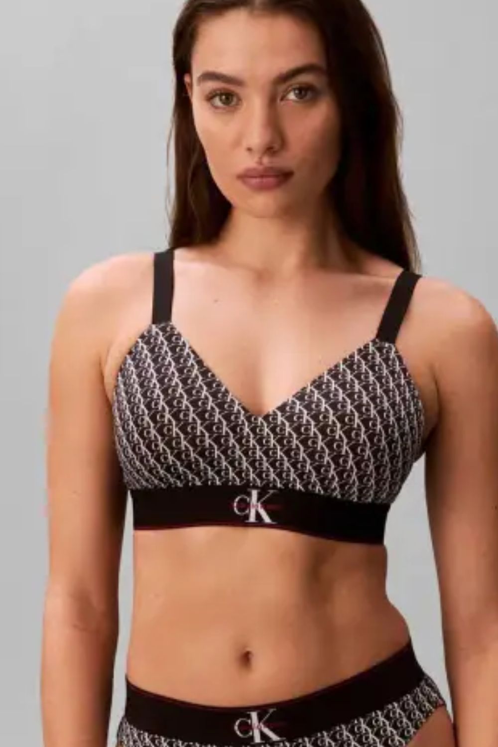 gynaikeio-boustaki-calvin-klein-lightly-lined-bralette-graphic-monogram Γυναικείο Μπουστάκι Calvin Klein Lightly Lined Bralette Graphic Monogram - Image 1