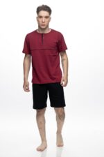 Ανδρική Πιτζάμα Galaxy Με Πατιλέτα Και Δύο Παντελόνια - Image 4