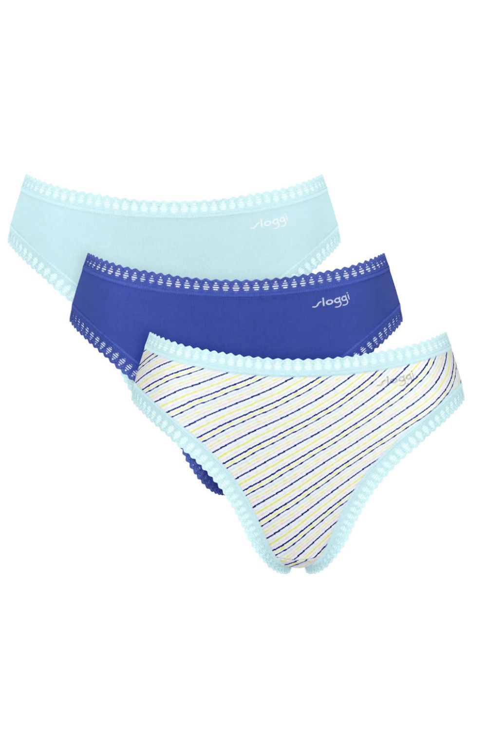 gynaikeio-slipaki-sloggi-go-crush-high-leg-m007-3-pack Γυναικείο Σλιπάκι Sloggi Go Crush High Leg M007 (3 Pack) - Image 1