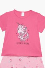 Παιδική-Εφηβική Πιτζάμα Για Κορίτσια PRETTY BABY "Believe in Unicorns" - Image 2