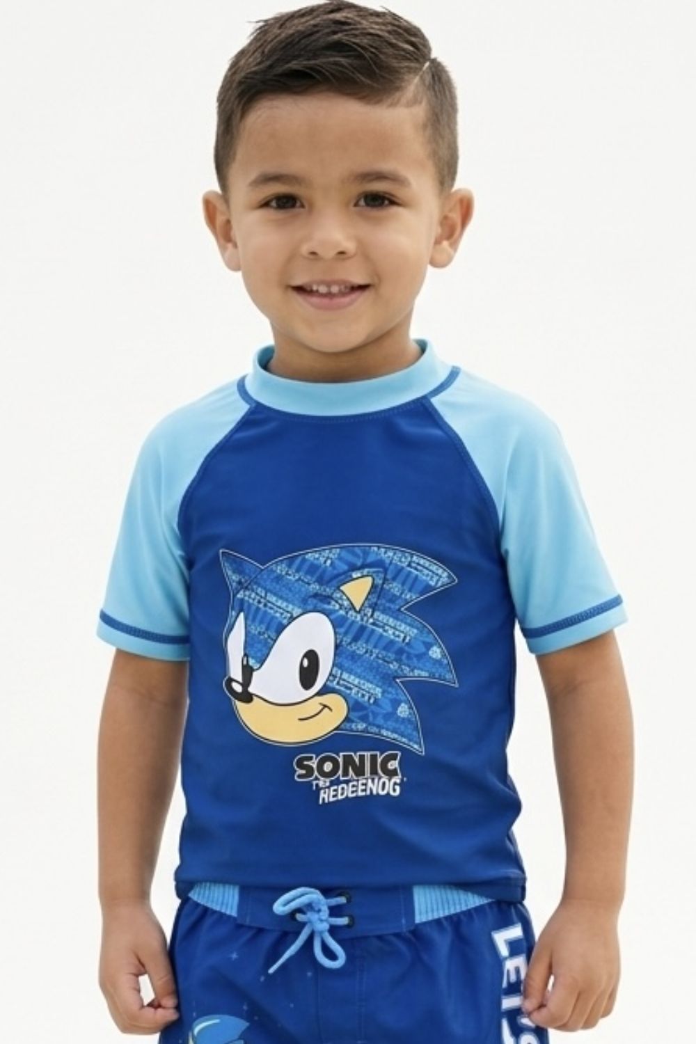 paidiko-magio-disney-antiliako-blouzaki-sonic Παιδικό Μαγιό Disney Αντηλιακό Μπλουζάκι "Sonic" - Image 1