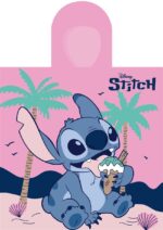 Πόντσο Θαλάσσης Quick Dry Disney Home Lilo & Stitch 195 50X100 Baby Pink 100% Microfiber