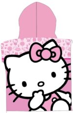 Πόντσο Θαλάσσης Quick Dry Sanrio Hello Kitty 172 50X100 Pink 100% Microfiber - Image 2