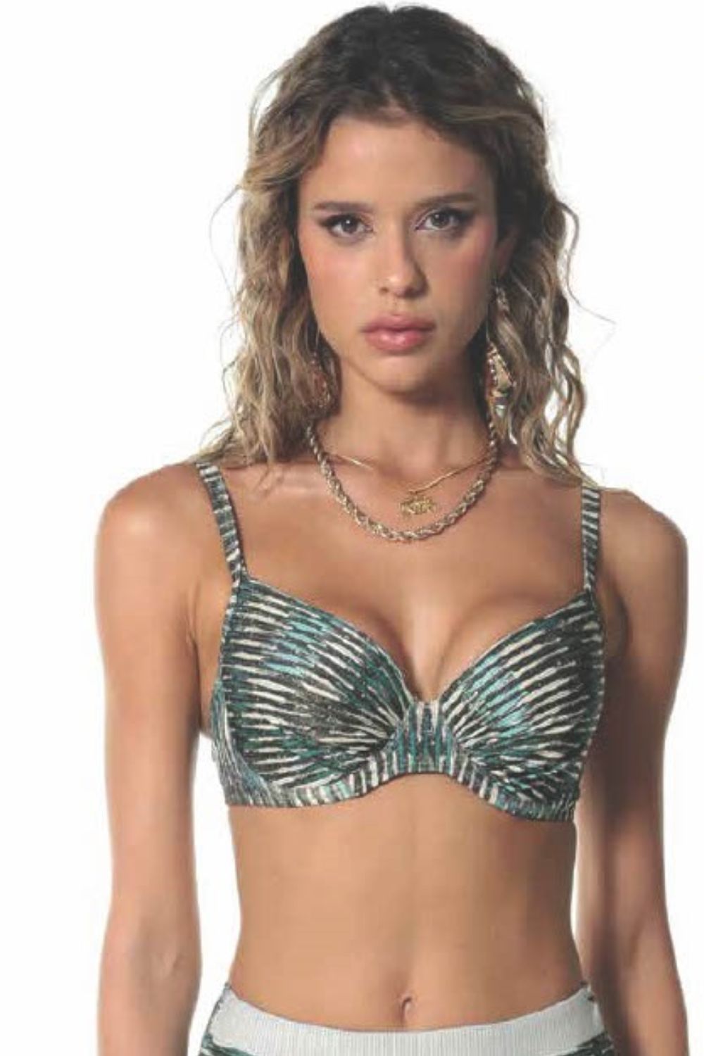 gynaikeia-magio-lucero-bikini-top-exotic-print-cup-d Γυναικεία Μαγιό LUCERO Bikini Top Exotic Print Cup D - Image 1