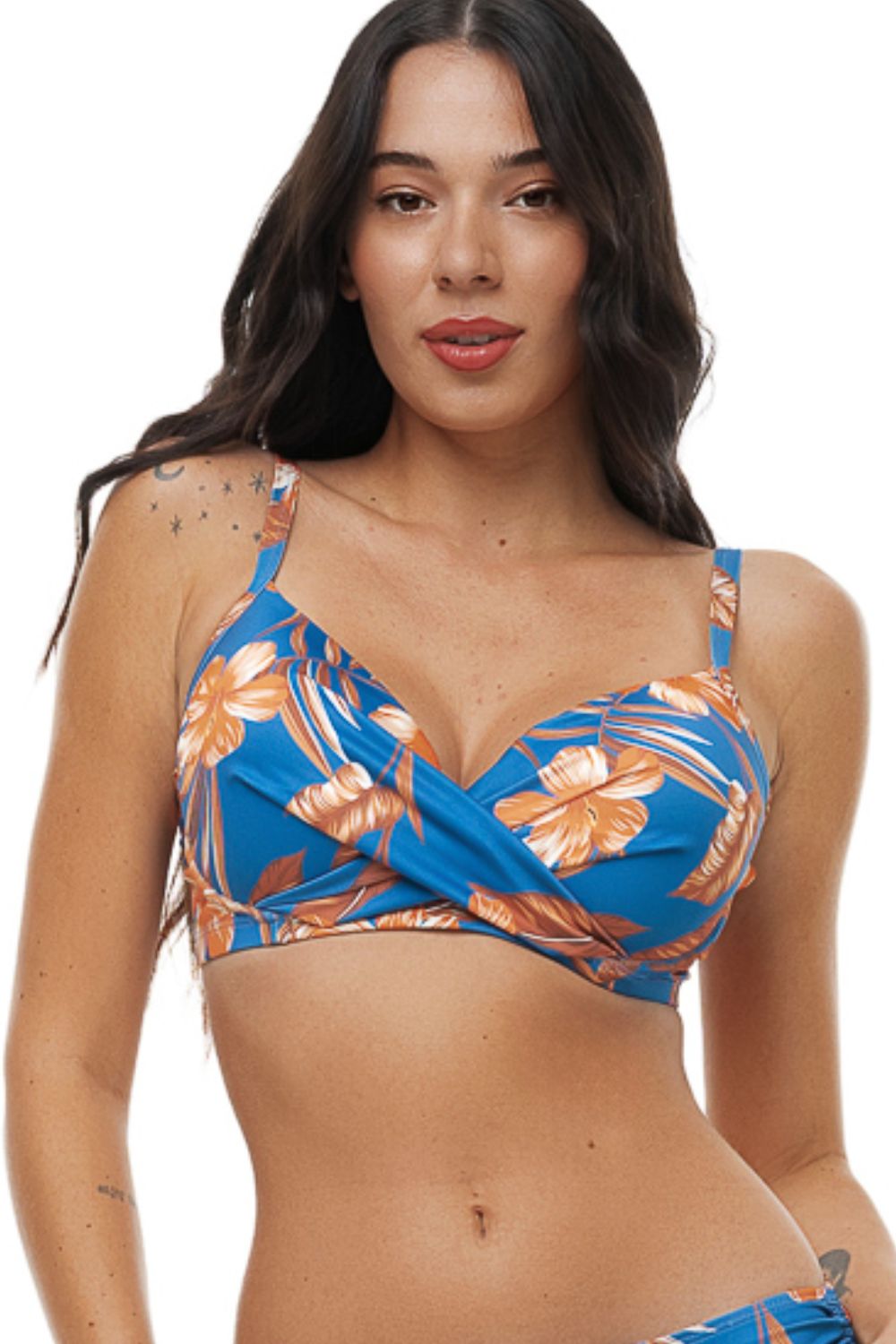 gynaikeio-magio-bluepoint-bikini-top-flower-dream-cup-e Γυναικείο Μαγιό Bluepoint Bikini Top "Flower Dream" Cup E - Image 1