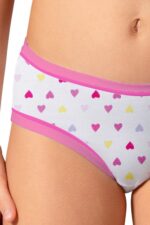 Παιδικά Εσώρουχα Slip Cotonella Κορίτσι "Hearts" (3 Pack) - Image 2