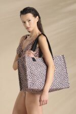 Τσάντα Θαλάσσης NOIDINOTTE Animal Print Με Φερμουάρ - Image 4