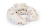 Μαξιλάρι Εγκυμοσύνης - Θηλασμού 2 σε 1 bebe Bear's Nest 04 155x35x20 White-Pink 100% Cotton - Image 2