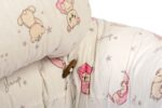 Μαξιλάρι Εγκυμοσύνης - Θηλασμού 2 σε 1 bebe Bear's Nest 04 155x35x20 White-Pink 100% Cotton - Image 3