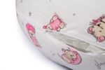 Μαξιλάρι Εγκυμοσύνης - Θηλασμού 2 σε 1 bebe Bear's Nest 04 155x35x20 White-Pink 100% Cotton - Image 4