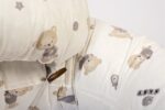 Μαξιλάρι Εγκυμοσύνης - Θηλασμού 2 σε 1 bebe Bear's Nest 05 155x35x20 White-Grey 100% Cotton - Image 3