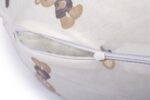 Μαξιλάρι Εγκυμοσύνης - Θηλασμού 2 σε 1 bebe Bear's Nest 05 155x35x20 White-Grey 100% Cotton - Image 4