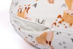Μαξιλάρι Εγκυμοσύνης - Θηλασμού 2 σε 1 bebe Cute Fox 02 155x35x20 White-Beige 100% Cotton - Image 4