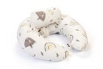 Μαξιλάρι Εγκυμοσύνης - Θηλασμού 2 σε 1 bebe Rainbow 01 155x35x20 White-Grey 100% Cotton - Image 2