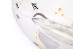 Μαξιλάρι Εγκυμοσύνης - Θηλασμού 2 σε 1 bebe Rainbow 01 155x35x20 White-Grey 100% Cotton - Image 4