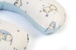 Μαξιλάρι Θηλασμού bebe Bear's Nest 03 60x50x15 White-Sky Blue 100% Cotton - Image 2