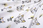 Πάπλωμα Εμπριμέ kids Baby Foxes 595 160X240 White-Grey 100% Cotton - Image 2
