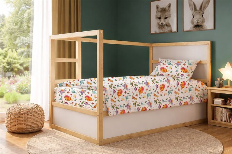 Πάπλωμα Εμπριμέ kids Dinosaur 520 160x240 White-Orange 100% Cotton