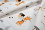 Πάπλωμα Εμπριμέ kids Giraffe 599 160X240 White-Orange 100% Cotton - Image 2