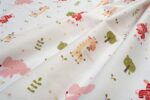 Παπλωματοθήκη Εμπριμέ bebe Happy Safari 712 120X160 White-Pink 100% Cotton - Image 2