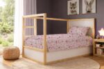 Παπλωματοθήκη Εμπριμέ kids Ballerina Bear 598 160X240 Pink 100% Cotton